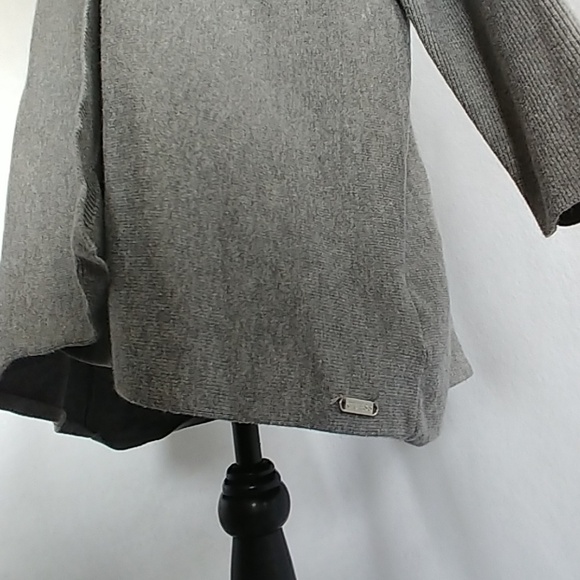 Guess Grey Oversized Sweater with Buckle Accent - Picture 4 of 8